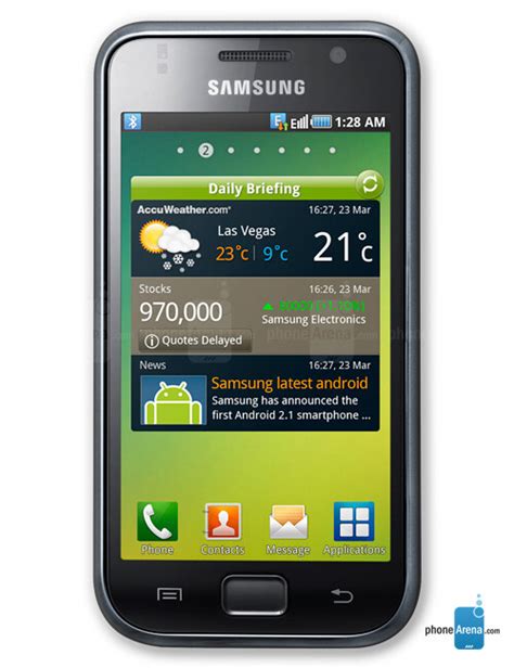 Samsung Galaxy S Specs Phonearena