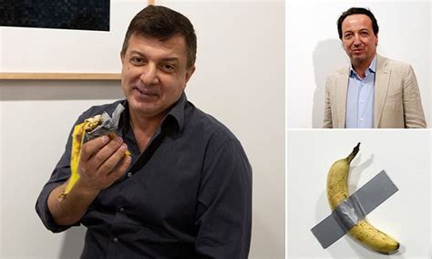 Man Eats 120 000 Piece Of Art A Banana Taped To Wall Daily Mail Online