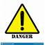 Danger Triangle Sign Yellow Background Stock Vector  Illustration Of