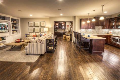 20 Awesome Basement Living Spaces