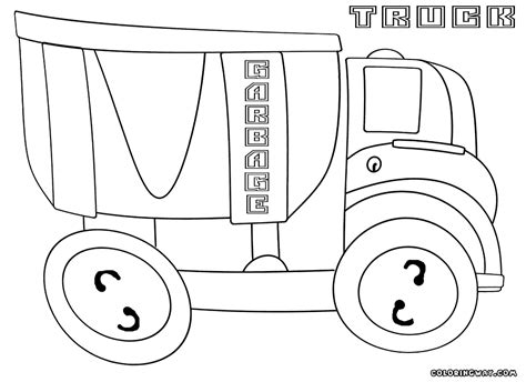 You can now print this beautiful blippi driving garbage truck coloring page or color online for free. Garbage truck coloring pages | Coloring pages to download and print