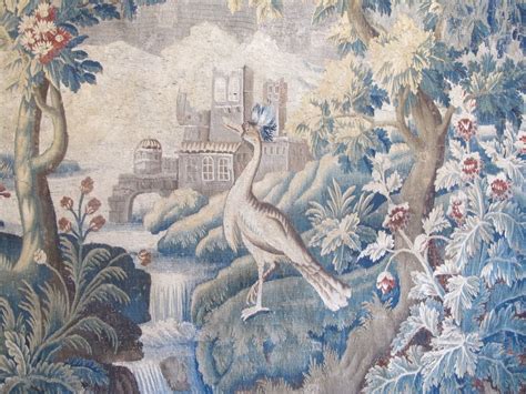 Decorative French Verdure Tapestry 282m X 412m Circa 1700 798682