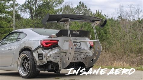 Insane Custom Chassis Mount Wing Install Frs Rebuild Series Ep 10