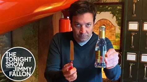 the tonight show at home edition jimmy attempts bottlecapchallenge youtube