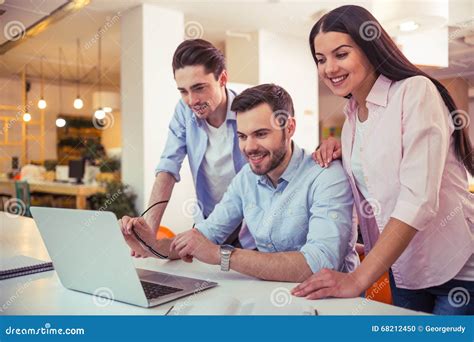 Young Freelancers Working Stock Photo Image Of Cowork 68212450