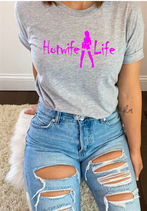 Hotwife Life Swinger T Shirt Threesome Hotwife Bachelorette Womens Vixen Slut Ebay