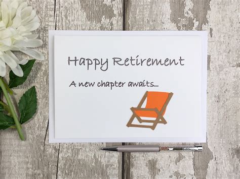 Happy Retirement Card Etsy New Zealand