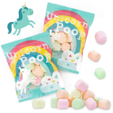 Unicorn Poop Candy Pastel Jelly Beans Funny Birthday