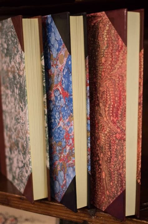 Handmade Books Marbled Paper And Leather Handmade Books Marble