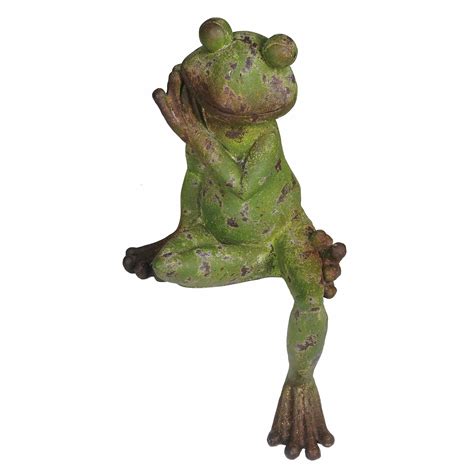 Sunjoy Sitting Frog Garden Statue Wayfair