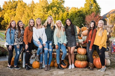 Senior Model Team Fall At The Pumpkin Patch Apex Cary Raleigh Nc