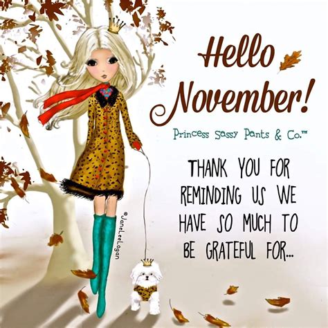 Welcome November Sweet November Happy November Sassy Pants Quotes
