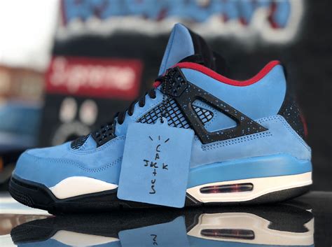 Travis Scott Air Jordan 4 Houston Oilers 308497 406 Sneaker Bar Detroit