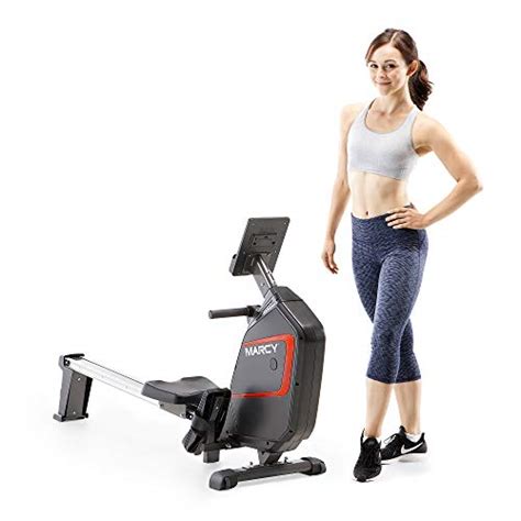 Marcy Foldable Magnetic Resistance Rowing Machine NS RE Adjustable Resistance And