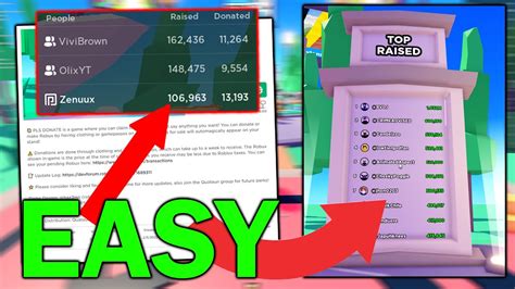 New Methods🤑 How To Earn 10000 Robux In Pls Donate 💸 Roblox Youtube