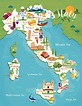 MAPA DE ITALIA - MOCHILEROS VIAJEROS