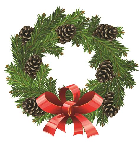 Holiday Wreath Clip Art Clipart Best