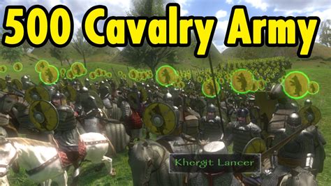 500 Cavalry Army Mount And Blade Warband Youtube