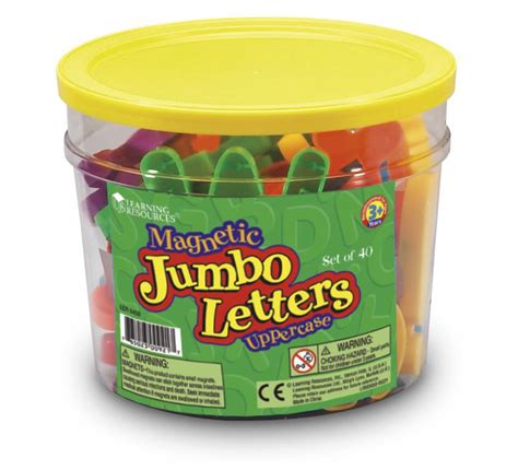 Learning Resources Jumbo Uppercase Magnetic Letters Ler0450 Supplyme
