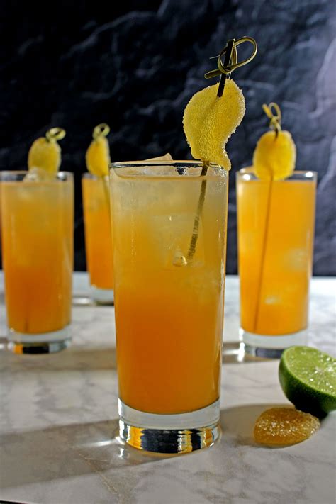 The Perfect Storm Spiced Rum Ginger Beer Aromatic Bitters Lime