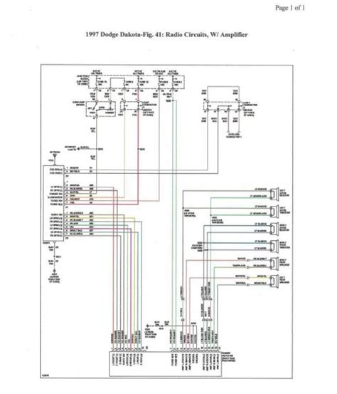 Dodge Stereo Wiring Diagram