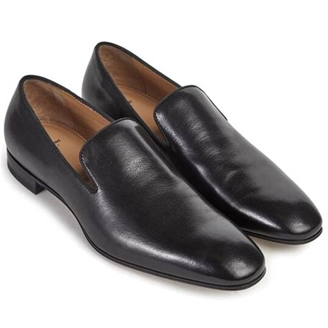 Paul Stuart Harrier Calfskin Formal Shoes Black