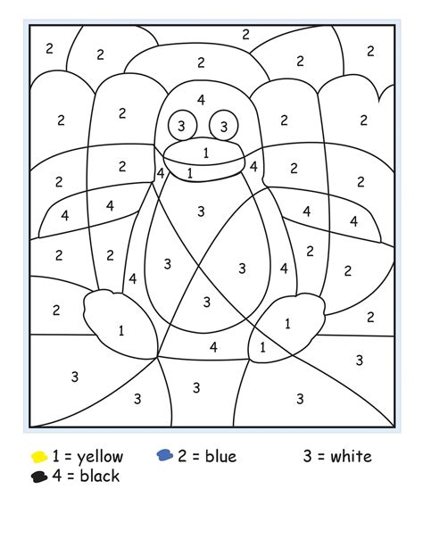 Free Coloring Pages With Numbers Free Printable Color By Number