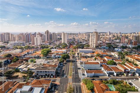 Ribeirão Preto Sao Paulo Brazil Circa June 2022 Aerial Image Of