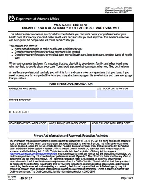 State Of West Virginia Durable Power Of Attorney Printable Form