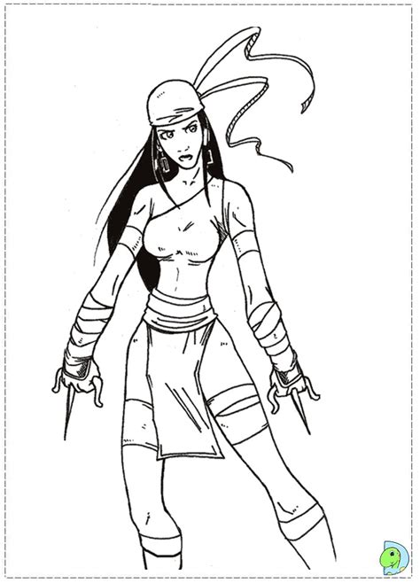 All elektra natchios coloring pages page colouring sketch template action. Elektra Coloring Pages - Kidsuki