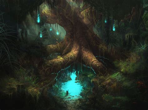 Mystical Tree By Koz23 On Deviantart Mystic Enchanted Forest Forest