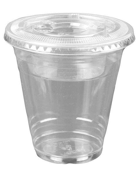 12oz Clear Plastic Cups W 4oz Parfait Insert And Lids 3 Piece Dessert