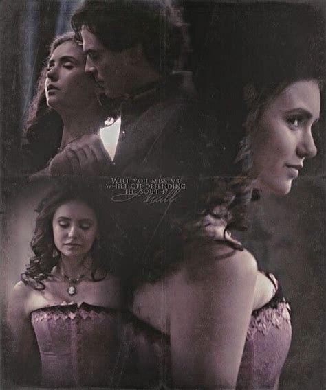 Katherine And Damon 1864 Vampire Diaries Poster Vampire Diaries
