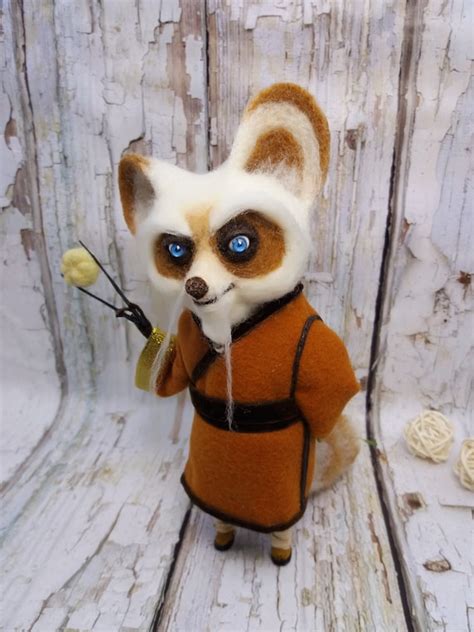 Master Shifu From Panda Kung Fu Woolen Toy T Interior Etsy