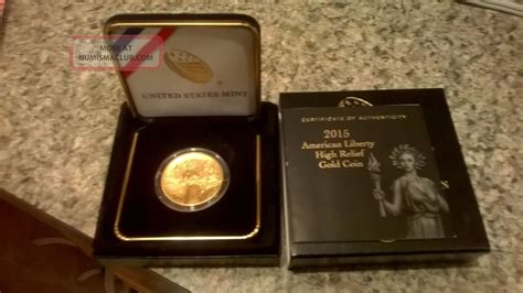 2015 W 100 American Liberty High Relief 1 Oz Gold Coin Pcgs Secure Box