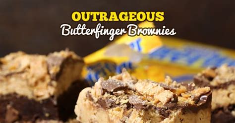 Outrageous Butterfinger Brownies