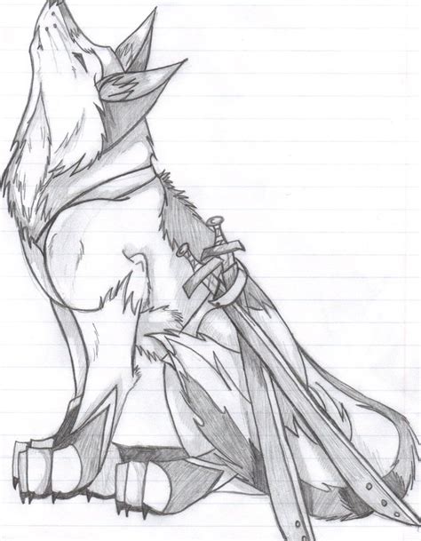 Wolf Sketch By Wolfdemon001 On Deviantart