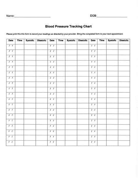 Daily Blood Pressure Log Edit Fill Sign Online Handypdf