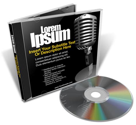 Download CD Jewel Case Mockup | Cover Actions Premium | Mockup PSD Template