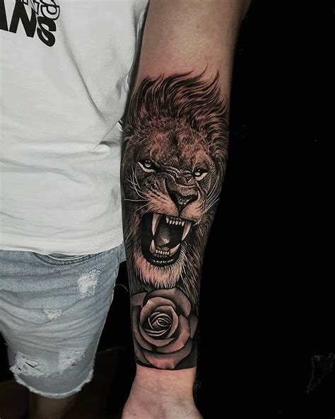 Top 124 Lion Forearm Sleeve Tattoo