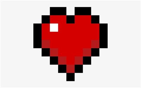 Minecraft Heart 8 Bit Heart Transparent Transparent Png 1200x1200