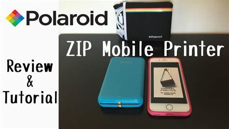 Polaroid Zip Mobile Printer Tutorial And Review Youtube