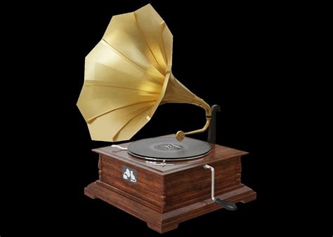 melody Gramophone 3D asset game-ready | CGTrader
