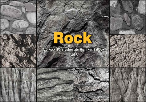 20 Rock Texture Ps Brushes Abr Vol5 Free Photoshop Brushes At Brusheezy