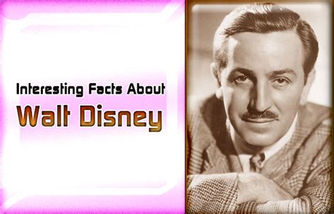 Interesting Facts About Walt Disney Mental Itch