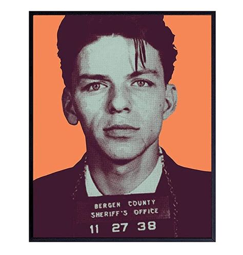 Amazon Com Frank Sinatra Mugshot Poster Wall Art Print X Warhol Modern Pop Art Home Decor