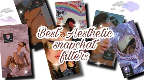 Best New Aesthetic Snapchat Filters You Must Try🤗 Be Unique Youtube