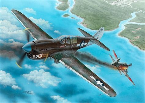 Wallpaper World War Ii War Airplane Aircraft Curtiss P 40 Warhawk