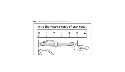 measurement tools worksheet kindergarten