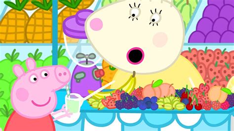 Peppa Pig Loves Vegetables And Fruits Smoothie Youtube